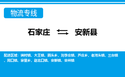 石家庄到安新县物流专线